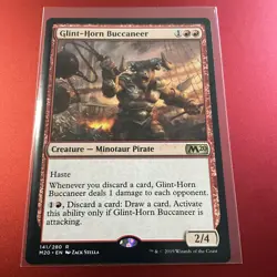 MTG - Glint-Horn Buccaneer - Core Set 2020 - NM, English Magic - Image 1