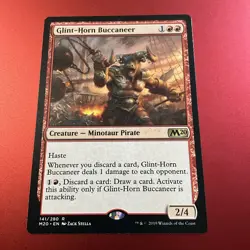 MTG - Glint-Horn Buccaneer - Core Set 2020 - NM, English Magic - Image 2
