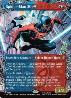 Magic MTG - Spider-Man 2099 (0216) (Borderless) - Marvel's Spider-Man - Image 1