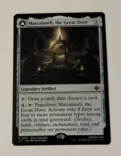 MTG Matzalantli, the Great Door The Core - The Lost Caverns of Ixalan LP - Image 1