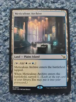 MAGIC THE GATHERING MTG: 1x METICULOUS ARCHIVE MKM LAND RARE NM/M CONDITION - Image 1