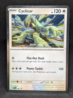 CYCLIZAR SVP 096 Temporal Forces Blister Holo Promo Pokemon Card NM - Image 1