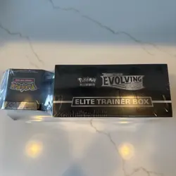 Pokemon Evolving Skies ETB Tin Costco Bundle - Glaceon Vaporeon Espeon SEALED - Image 2