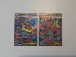 Pokemon TCG Mega Lucario EX 160/132 + Mega Mawile EX 162/132 Full Art Bundle - Image 1