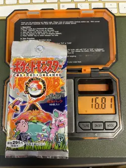 1996 Pokemon Japanese Base Set Booster Pack Factory Sealed Pocket Monsters 16.8g - Image 1