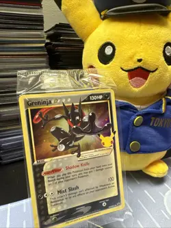 Pokemon Greninja Gold Star SEALED SWSH144 Holo Celebrations NM - Image 1
