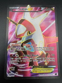 Latias EX Full Art 112/116 Pokemon Plasma Freeze Ultra Rare Holo Near Mint - Image 3