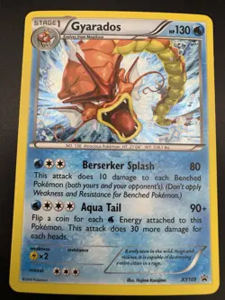 Gyarados XY109 Pokemon XY Black Star Promo Cosmos Holo 2016 - Image 3