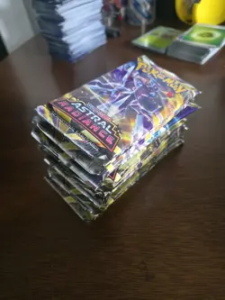 Pokemon Astral Radiance SWSH booster packs 16 pack lot NEW SEALED watch video - Image 1