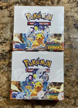 Pokemon TCG Surging Sparks Booster Boxes (X2) NEW Factory Sealed - Image 1