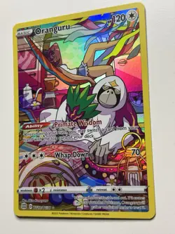 Pokemon Oranguru TG12/TG30 Brilliant Stars Trainer Gallery Ultra Rare Near Mint - Image 3