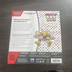 Pokemon 151 Scarlet & Violet Alakazam ex Collection Booster Box TCG Sealed - Image 2