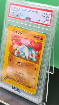 PSA 10 Phanpy 017/018 McDonald's Original Minimum Pack 2002 Japanese Pokemon 17 - Image 2