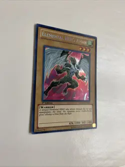 Yugioh - Elemental Hero Avian LCGX-EN002 1st Edition SECRET NM X1 - Image 2