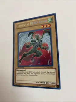 Yugioh - Elemental Hero Avian LCGX-EN002 1st Edition SECRET NM X1 - Image 3