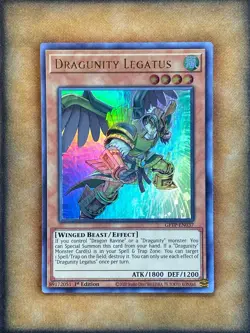 Yugioh Dragunity Legatus GFTP-EN037 Ultra Rare 1st Ed NM - Image 1