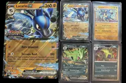 Prismatic Evolutions Stamped Collection Lucario & Tyranitar Promos + Jumbo Card - Image 1