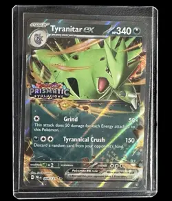 Prismatic Evolutions Stamped Collection Lucario & Tyranitar Promos + Jumbo Card - Image 5
