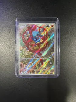 Pokemon TCG Riolu Illustration Mega Evolution Card Promo - Image 1
