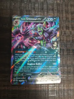 Marnie's Grimmsnarl ex 136/182 Destined Rivals Rare Pokemon Card TCG NM - Image 1