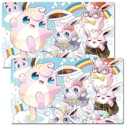 Pokemon Playmat Jigglypuff TCG CCG Play Pad Trading Card Game Mat Mousepad - Image 1