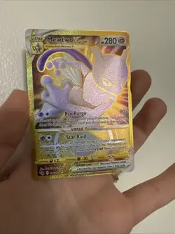 Pokemon Go Mewtwo VSTAR 86/78 Secret Rare TCG Card - NM - Image 3