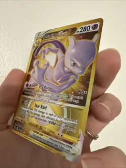 Pokemon Go Mewtwo VSTAR 86/78 Secret Rare TCG Card - NM - Image 5