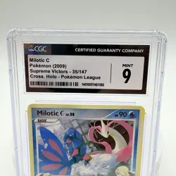 Pokemon Milotic C CGC 9 MINT Supreme Victors 35/147 Holo Pokemon League Card - Image 3