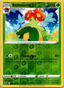 Bellossom 003/159 NM Reverse Crown Zenith Pokemon Card - Image 1