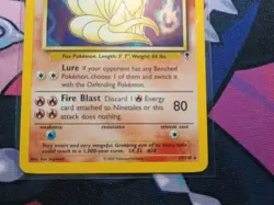 Vintage Pokemon Ninetales TCG Holo Rare Card 17/110 Legendary Collection NM/LP - Image 5