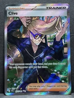 Pokemon TCG Clive Scarlet & Violet Paldean Fates Holo Ultra Rare Card 227/091 NM - Image 1