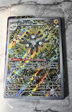 Magneton SVP Pokemon Center Logo Exclusive Stamped Promo Card Sealed - Image 1