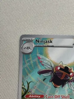 Pokemon TCG Ninjask 137/132 Mega Evolution Illustration Rare Card - Image 3
