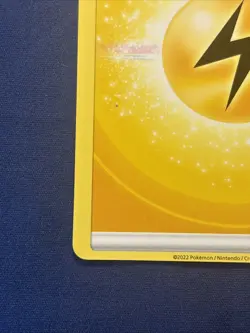 Pokemon TCG Lightning Energy Error Card /miss Cut /OC NM - Image 3