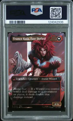 2025 MTG FINAL FANTASY KUJA, GENOME SORCERER/TRANCE KUJA, FATE DEFIED PSA 10 - Image 2