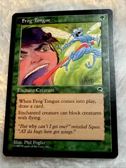 Magic: The Gathering Frog Tongue #228 (NM) Tempest TMP Magic MTG - Image 1