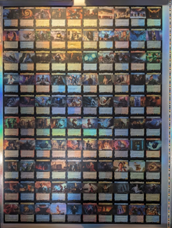MTG Magic Uncut Sheet of Borderless Foil Rare Cards -MTG Doctor Who- See Photos - Image 1