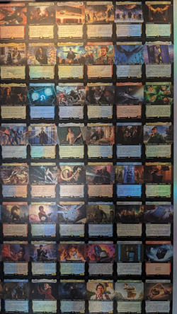 MTG Magic Uncut Sheet of Borderless Foil Rare Cards -MTG Doctor Who- See Photos - Image 3