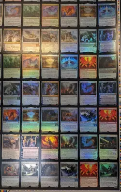 Magic The Gathering Uncut Sheet of Mythic Cards - MTG Brother's War - See Photos - Image 4