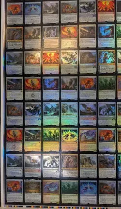 Magic The Gathering Uncut Sheet of Mythic Cards - MTG Brother's War - See Photos - Image 5