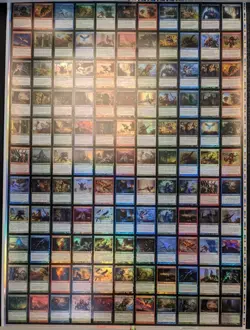Magic MTG Uncut Sheet of FOIL Common Cards - MTG Journey into NYX - See Photos - Image 1