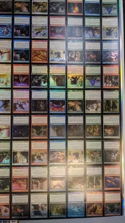 Magic MTG Uncut Sheet of FOIL Common Cards - MTG Journey into NYX - See Photos - Image 2