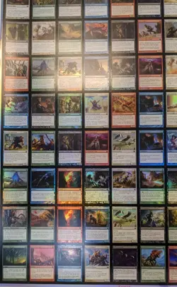 Magic MTG Uncut Sheet of FOIL Common Cards - MTG Journey into NYX - See Photos - Image 5