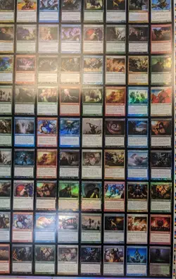Magic MTG Uncut Sheet of FOIL Uncommon Cards - MTG Journey into NYX - See Photos - Image 4