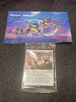 TMNT Unbreakable Formation NYCC 2025 Promo MTG Magic The Gathering Ninja Turtles - Image 1