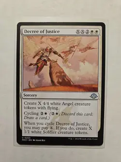 Decree of Justice - Modern Horizons 3 - LP - MTG Magic - Uncommon - Sorcery - Image 1