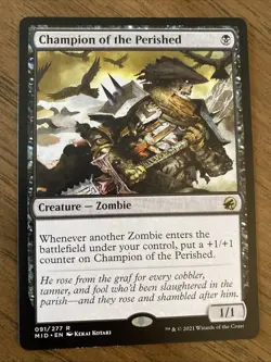1x MTG Champion of the Perished - Innistrad: Midnight Hunt (MID) #91 - Magic - Image 1