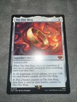 2023 Magic MTG Lord of Rings Tales Middle-Earth One Ring #0246 - Image 2