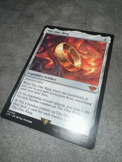 2023 Magic MTG Lord of Rings Tales Middle-Earth One Ring #0246 - Image 5