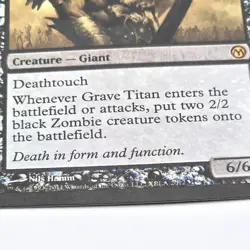 Magic The Gathering Grave Titan MTG Core Set 2012 Mythic Rare Giant Creature Car - Image 2